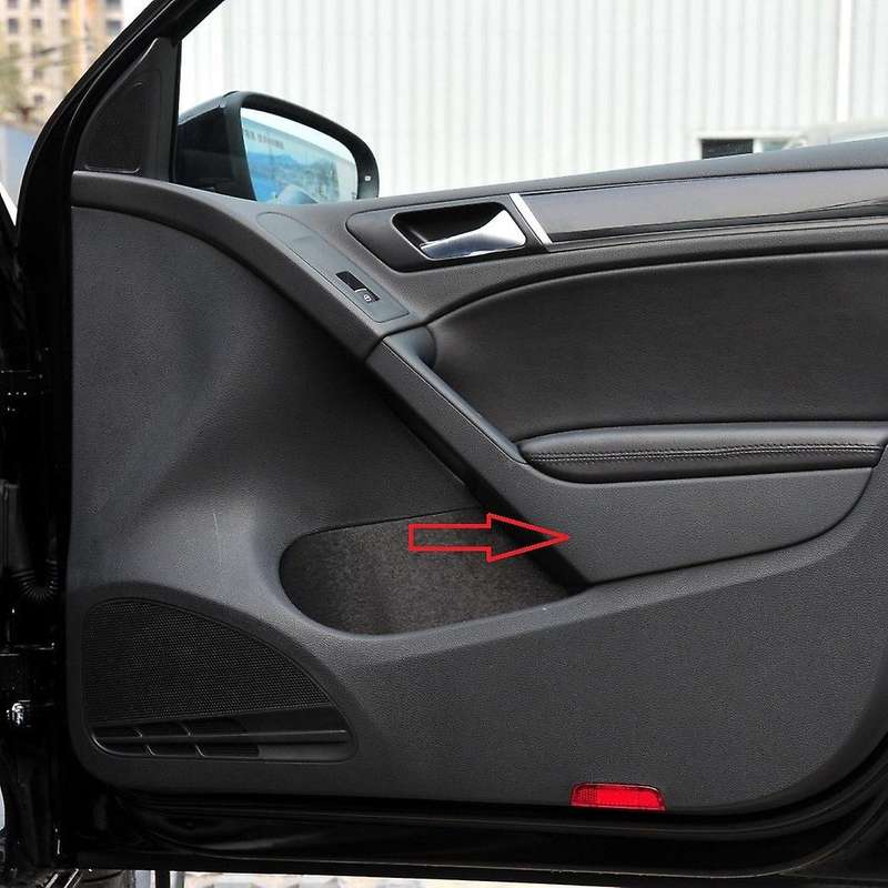 2pc Car Left Interior Door Handle Strips Cover for Golf 6 2009-2013