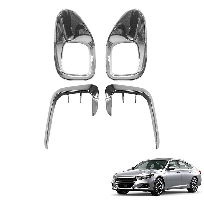4pcs for Honda Accord 2022+ Abs Front Bumper Spoiler Fog Light Cover