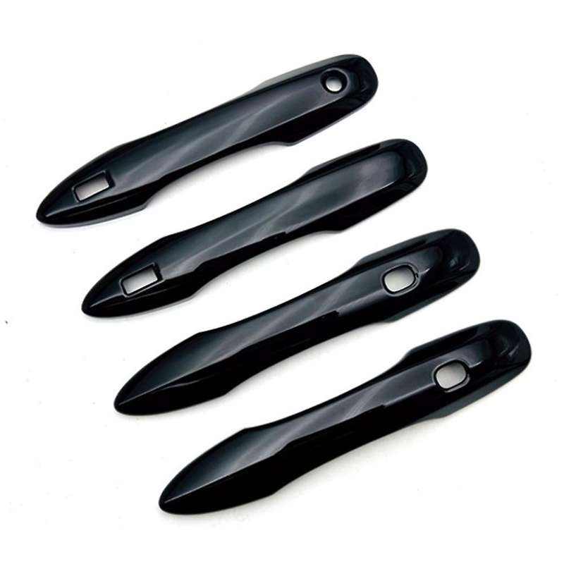 Car Black Door Handle Cover Trim for Toyota Noah Voxy 90 Series 2022