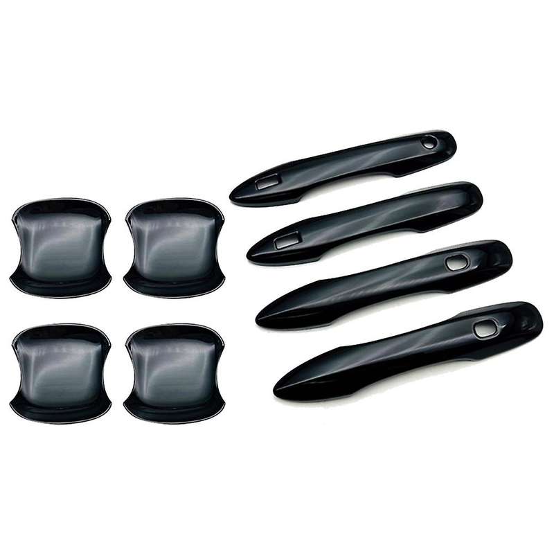 Car Black Door Handle Cover Trim for Toyota Noah Voxy 90 Series 2022
