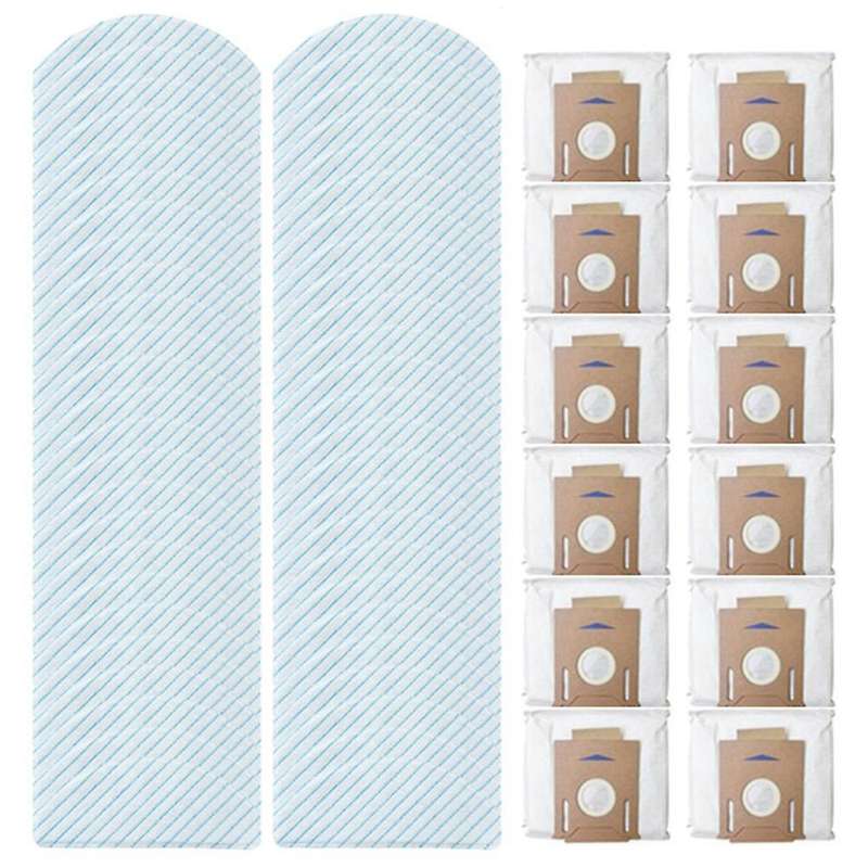62pcs for Ecovacs Deebot Ozmo T8 T8 Aivi Vacuum Cleaner Rags Dust Bag
