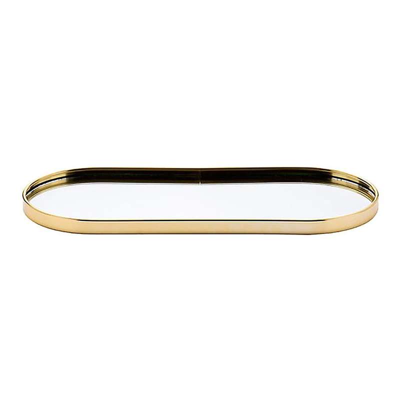 1pcs Nordic Bathroom Organizer Mirror Jewelry Display Plate A