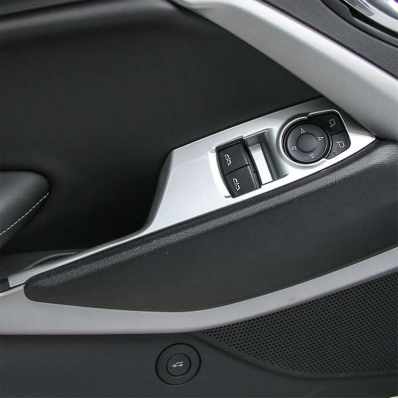 Window Lift Switches Panel Cover Trim for Chevrolet Camaro,silver