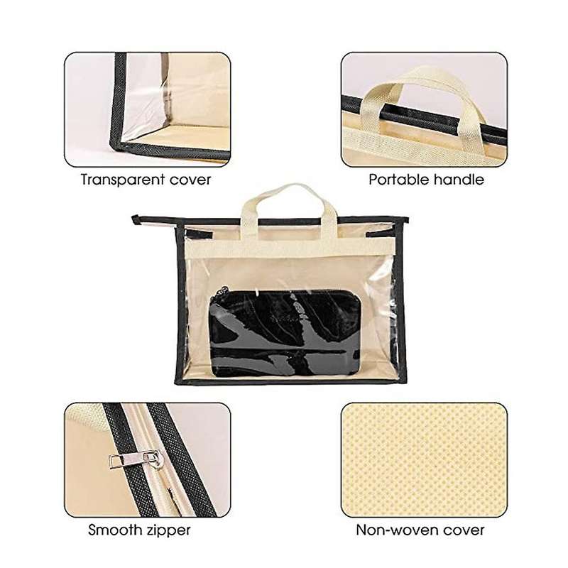 8 Pcs Handbag Dust Bags for Closet Small to Extra Large Storage Bag
