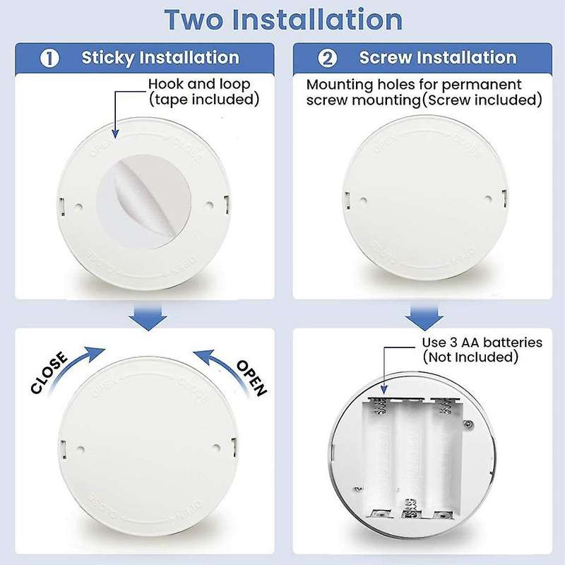 Rgb Wireless Battery Operated Lights,with Remote Rotatable Head,4pack