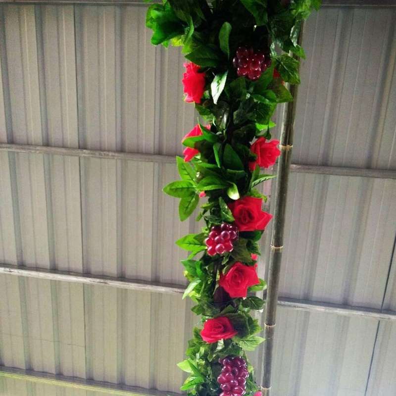 12 Bunches Simulation Decorative Lifelike Fake Grapes Clusters