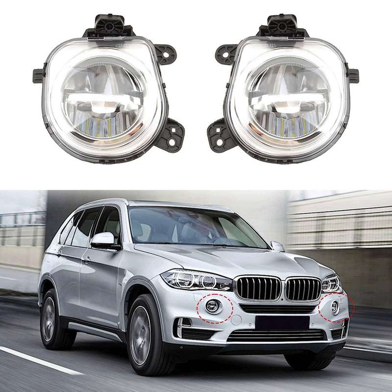 63177317252 Car Led Front Right Fog Lights For-bmw X3 X4 F26 X5