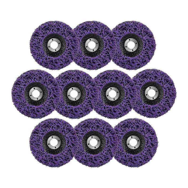10 Pack Strip Discs Stripping Wheel for Angle Clean (4 X 5/8inch)