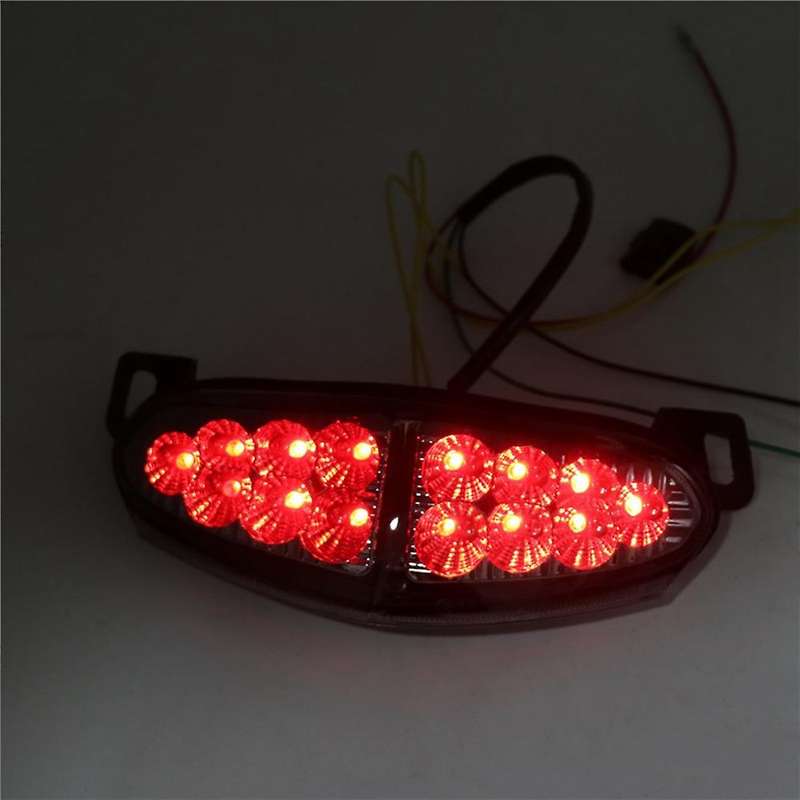Led Motorcycle Turn Signals Tail Light Rear Brake Taillight
