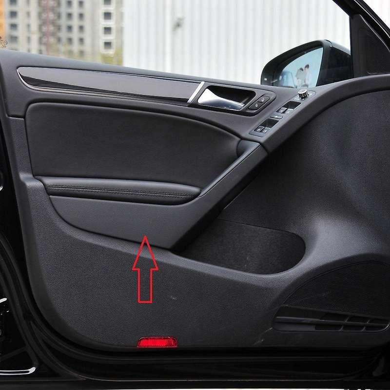 2pc Car Right Interior Door Handle Strips Cover for Golf 6 2009-2013
