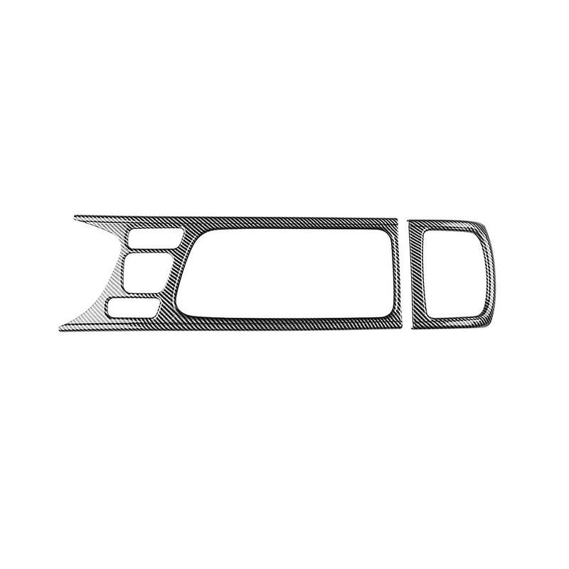 Car Center Console Water Cup Holder Decoration Carbon Fiber Outside