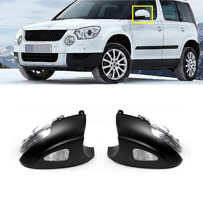 Rear Veiw Mirror Light Turn for Skoda Yeti 2009-13 with Puddle Light