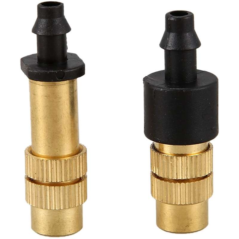 100pcs Adjustable Sprayer Brass Misting Nozzle Atomizing Sprinkler