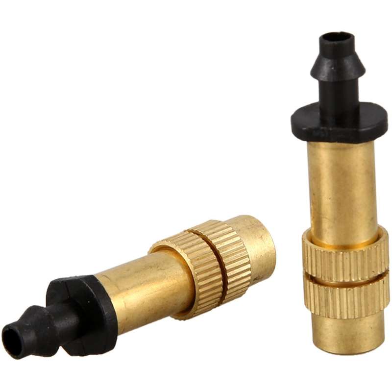 100pcs Adjustable Sprayer Brass Misting Nozzle Atomizing Sprinkler
