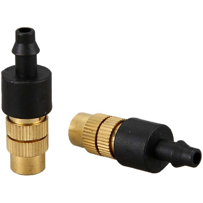 100pcs Adjustable Sprayer Brass Misting Nozzle Atomizing Sprinkler