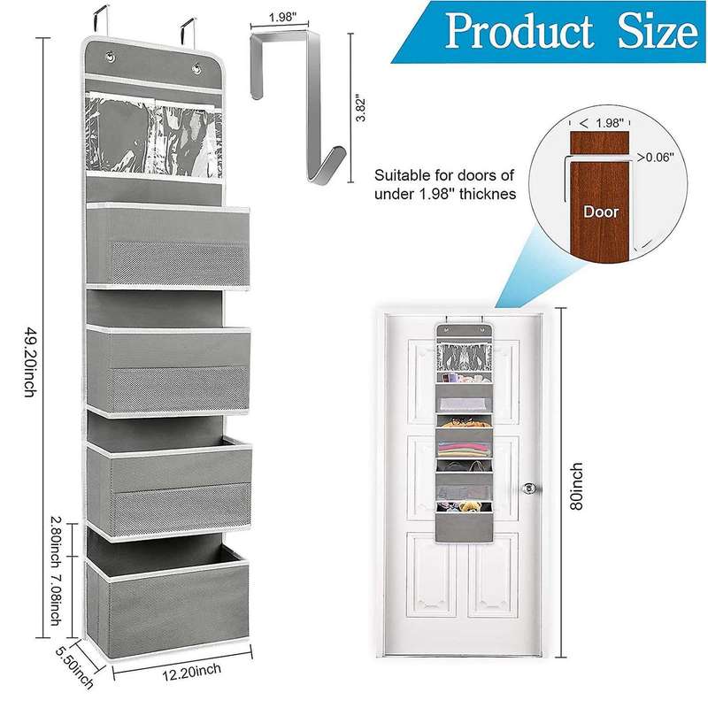 Storage Bags Dehind The Door Non-woven Clothes and Shoe Storage Bag