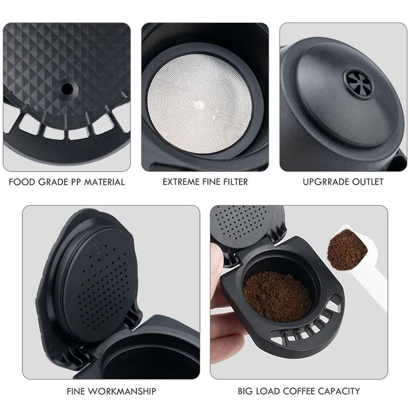 Holder for Genio & Piccolo X Maker Reusable Coffee Capsule Adapter