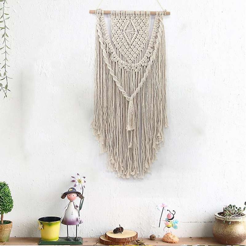 Macrame Wall Hanging Home Art Decor for Apartment Bedroom Decoration