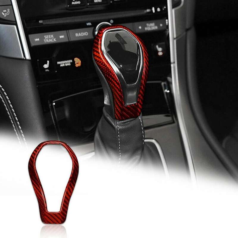 Gear Shift Knob Shifter Cover for Infiniti Q50 Q60 Qx60 Qx80 18-22