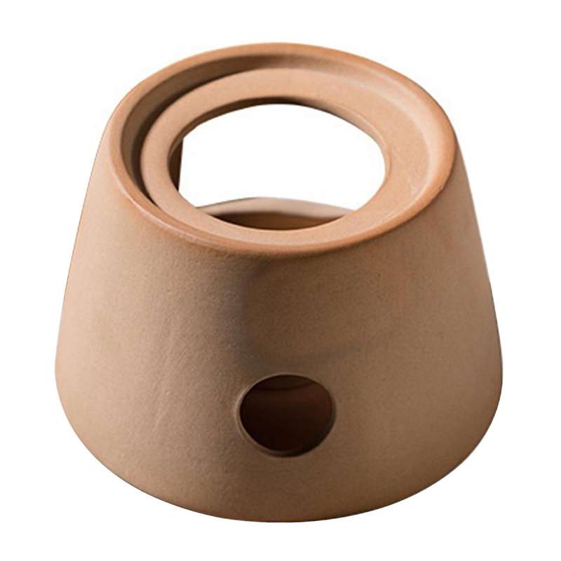 Candle Stand Tea Warmer Coarse Ceramic Cup for Home Heating Tea Etc