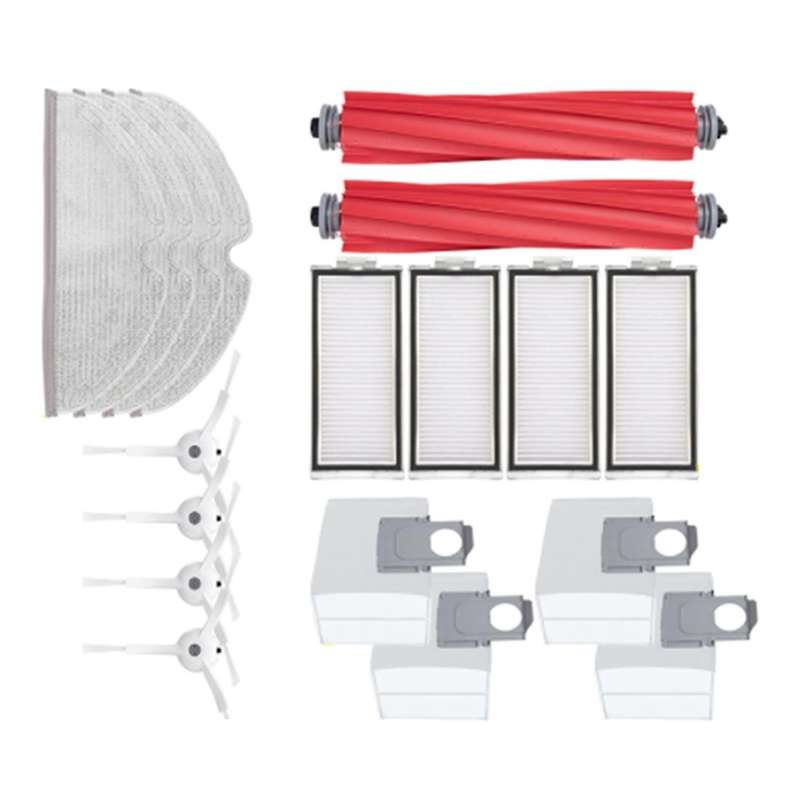 1set Dust Bag Main Side Brush Hepa Filter Mop Rag for Xiaomi
