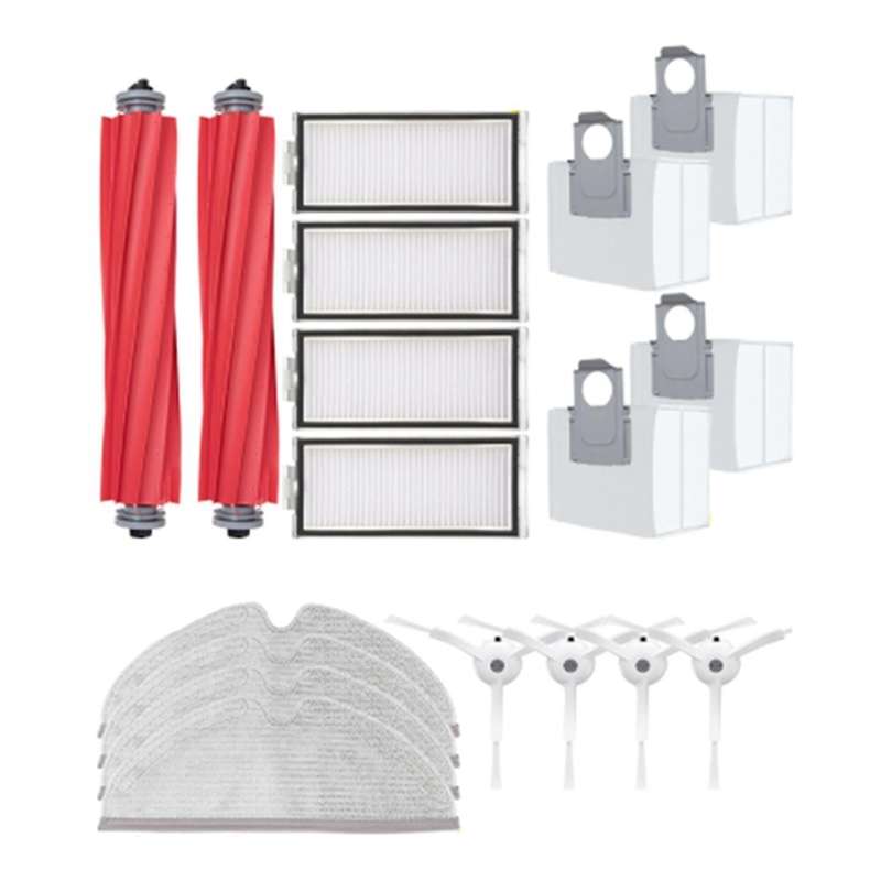 1set Dust Bag Main Side Brush Hepa Filter Mop Rag for Xiaomi