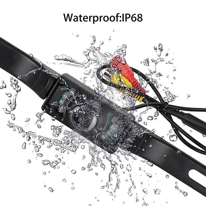 Car License Backup Camera Rear View Parking System 5 Inch Car Monitor
