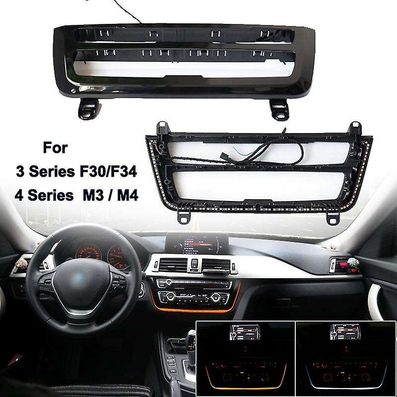 Double Color Ac/radio Trim, Dual Led Luminescent Bezel Decoration