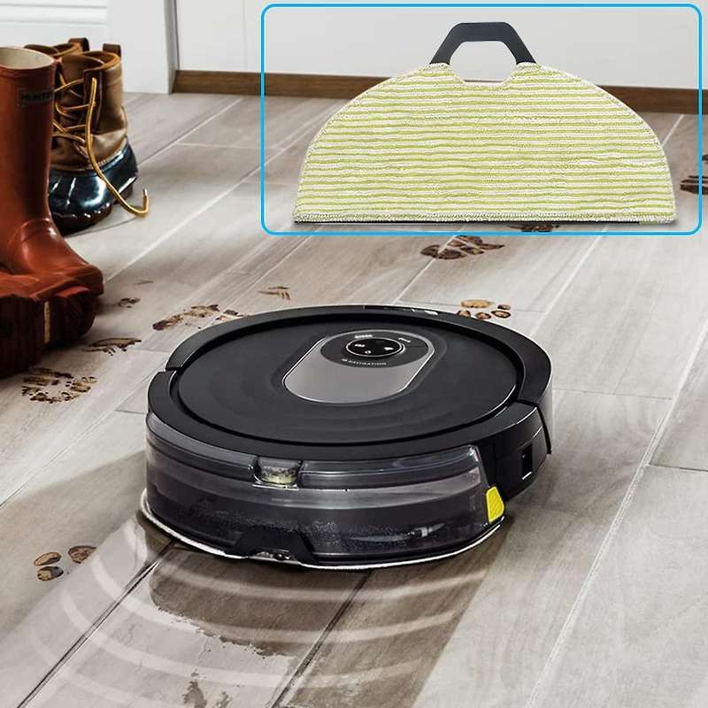 8 Pcs Vacuum Mop Pads for Shark Rv2001wd Av2001wd Hard Floor Cloth