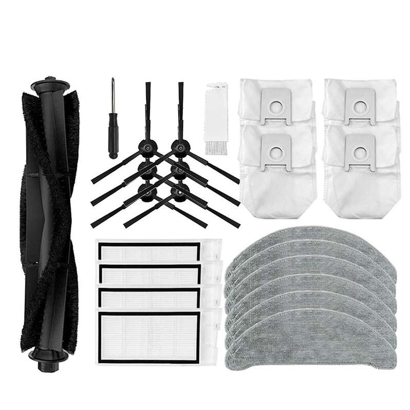 Robot Vacuum Cleaner Mop Cloth Main Brush Dust Bag Replaceable Spare