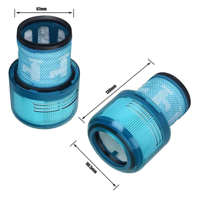 4 Pack Washable Filters for Dyson V11 V15 Sv14 Vacuum Cleaner Parts