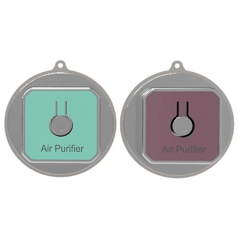 2pcs Air Purifier Necklace for Car Personal Travel Filter Smoke A