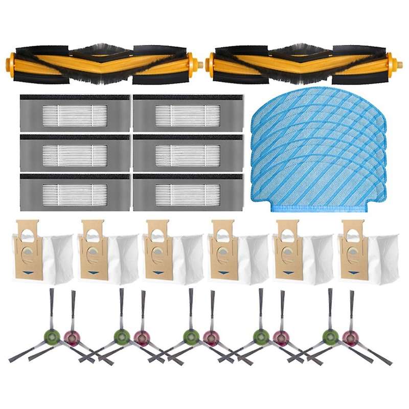 For Ecovacs Deebot Ozmo T8/aivi/t9max Robot Main/side Brush Dust Bag