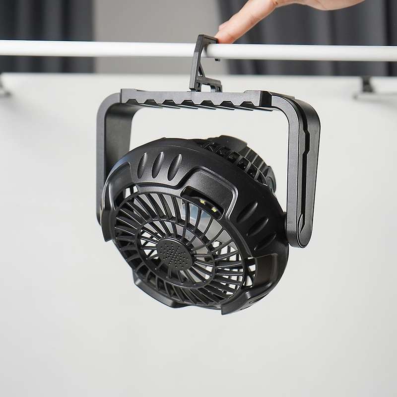 Portable Camping Fan with Led Lantern,tent Fan