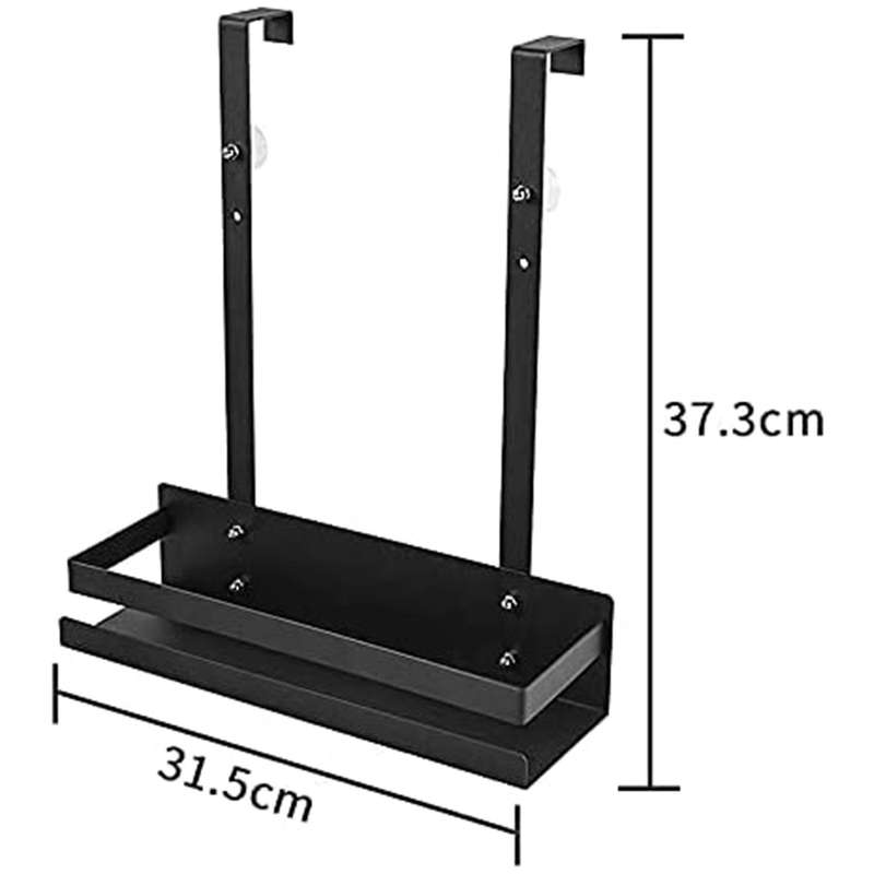 Shower Shelf for Hanging, Shower Shelf Black Hanging Shower Basket