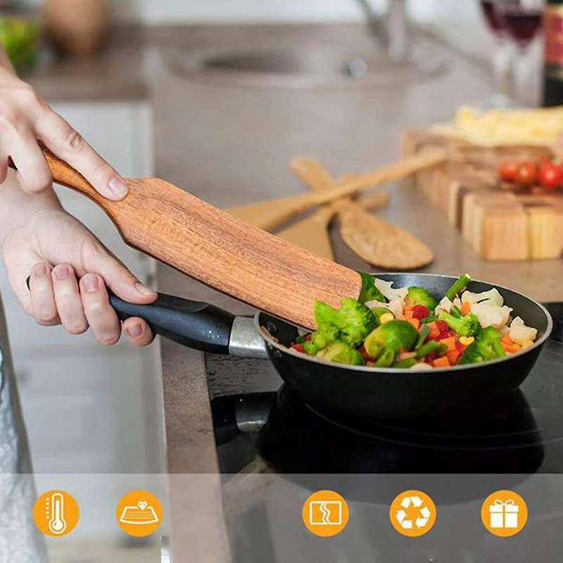 10 Pieces Spatula Set Kitchen Tool,wooden Spoons