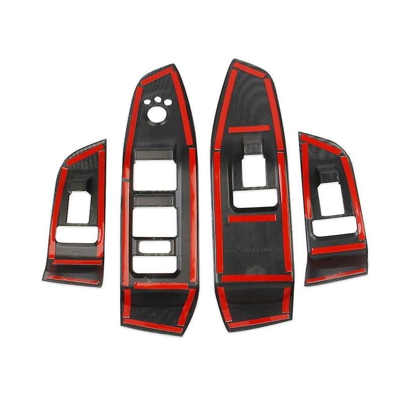 Car Carbon Fiber Window Switch Cover for Jeep Grand Cherokee 2021