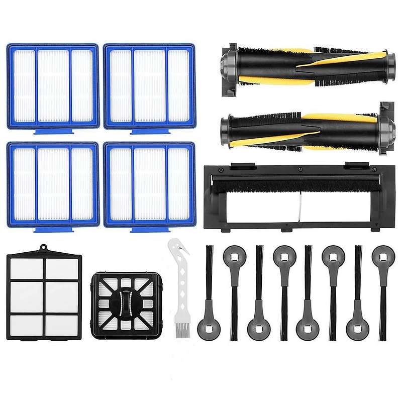 Roller Brush Side Brushes Filters for Shark Iq R101ae Rv1001ae Rv101