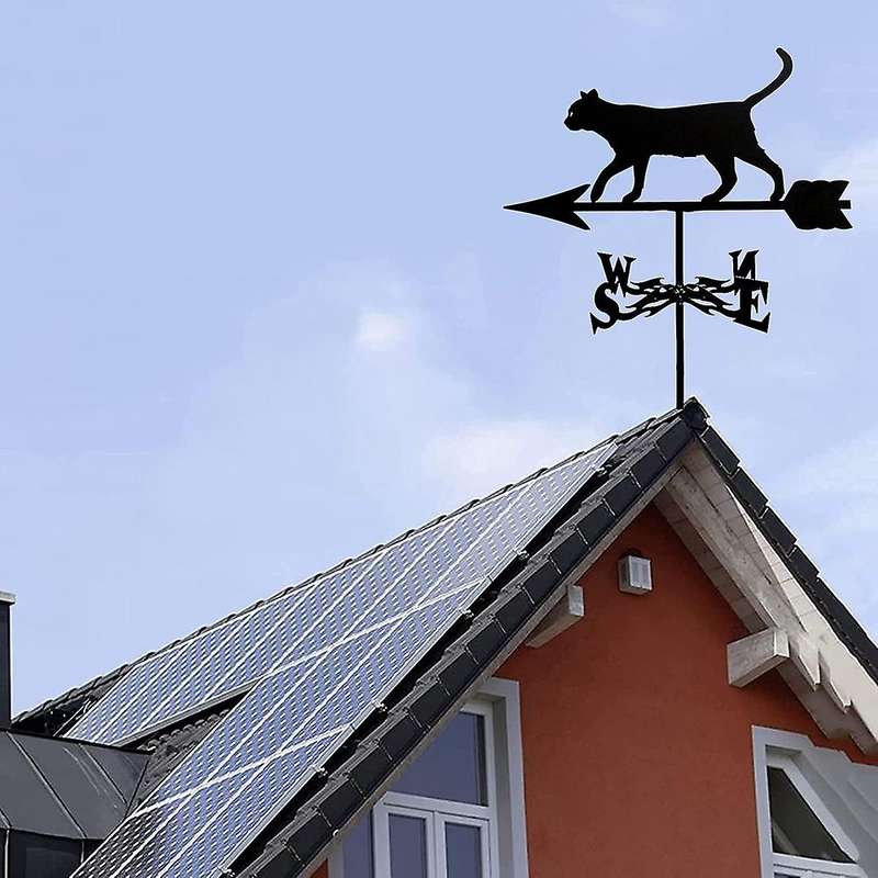 Cat Figurines Practical Wind Direction Indicators Measuring Tools