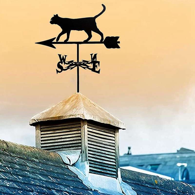 Cat Figurines Practical Wind Direction Indicators Measuring Tools