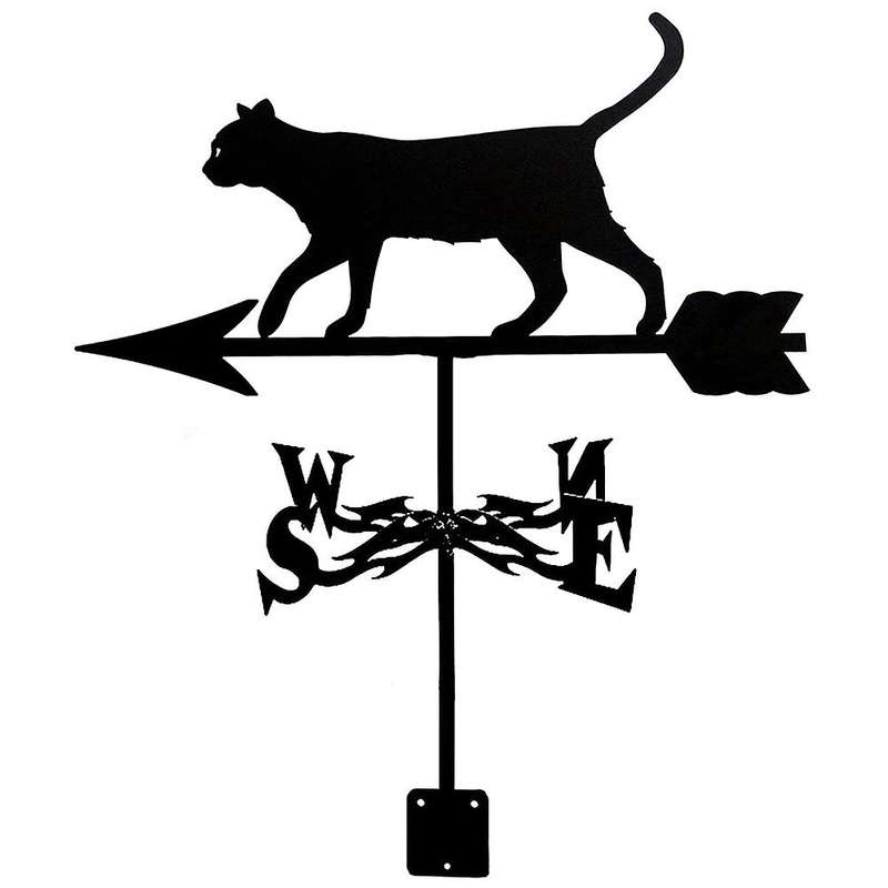 Cat Figurines Practical Wind Direction Indicators Measuring Tools