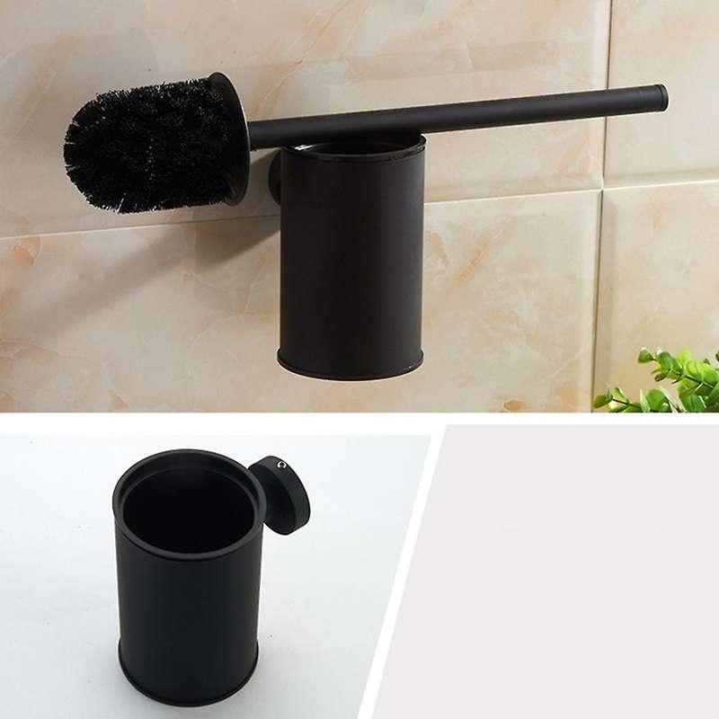Bathroom Accessories Wall Mounted Black Bronze Toilet Brush Holder