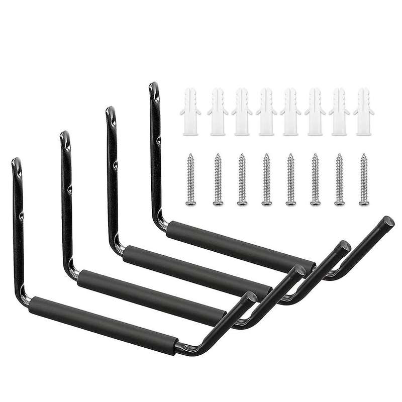 4pcs Heavy Duty Garden Wall Mounted Hook with Screws Hook Durable