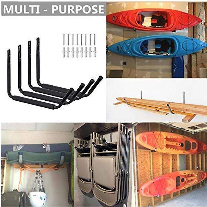 4pcs Heavy Duty Garden Wall Mounted Hook with Screws Hook Durable