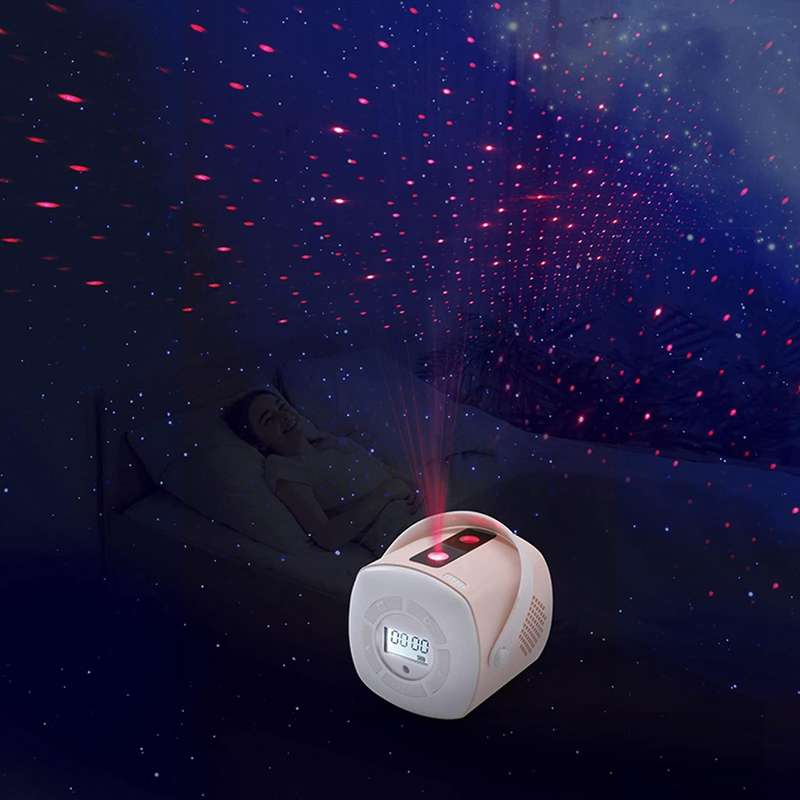 Lasering Star Projector Lights, with Remote Control Alarm Clock
