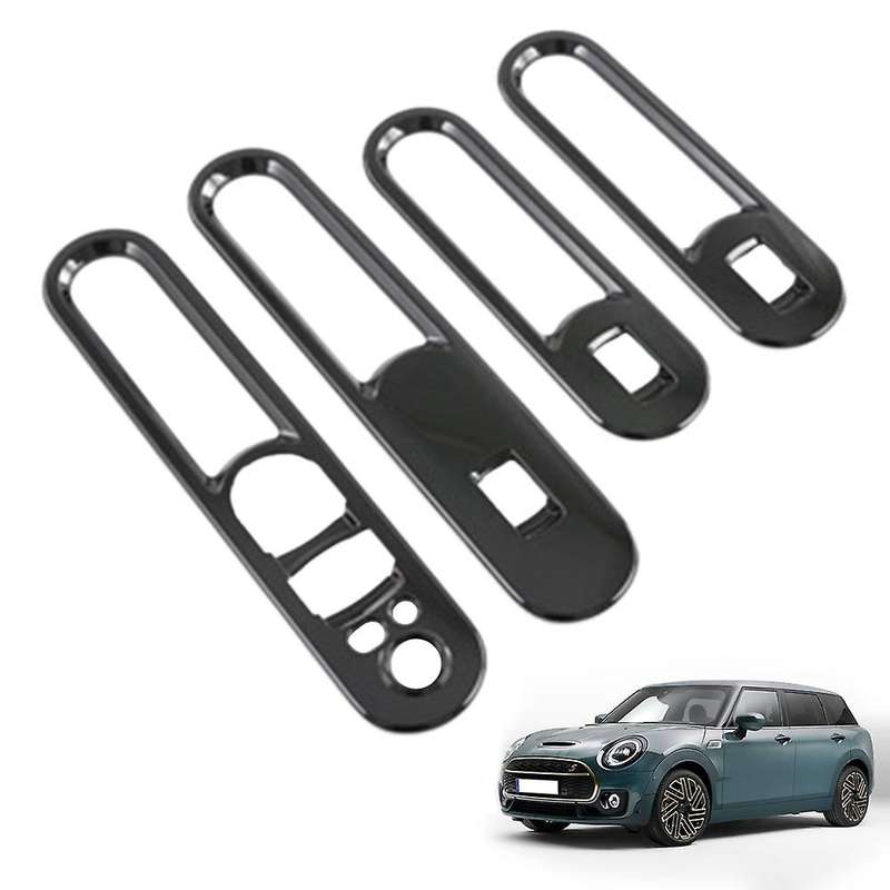 Car Glossy Black Window Glass Lift Button Switch Cover Trim Door