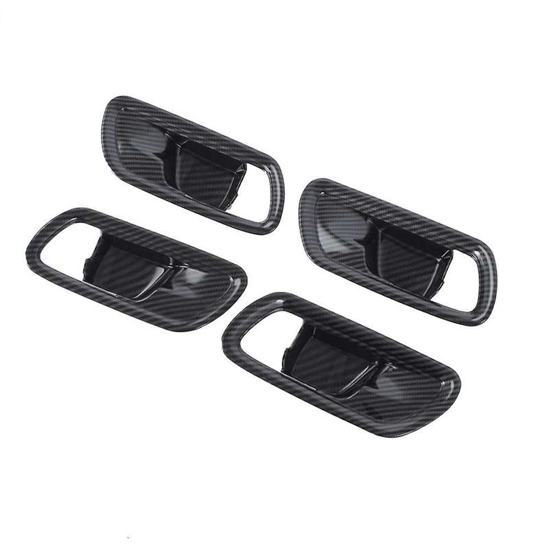 Carbon Fiber Car Inner Handle Door Bowl Trim Decor Sticker for Honda