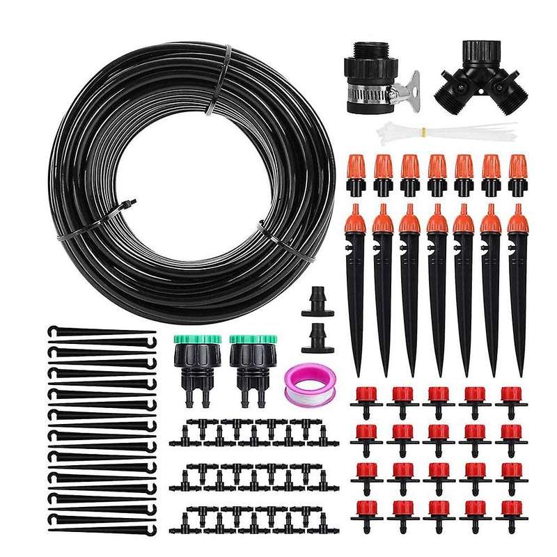 Garden Irrigation System Kit,adjustable for Greenhouse Patio Plants