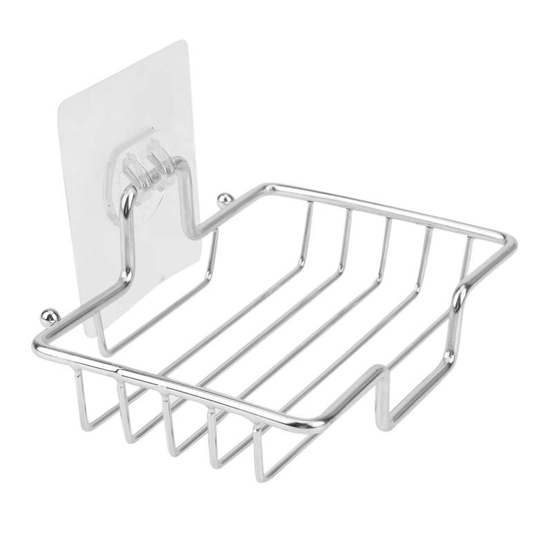 Shower Caddy Basket Shelf with Soap Holder 4-pack, Aluminum Shelves