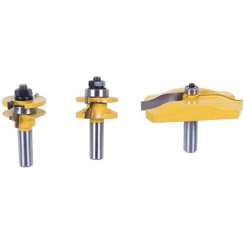 3 Pcs Router Bit Set,with Panel Raiser 1/2-inch Shank (1/2,yxd-4223a)